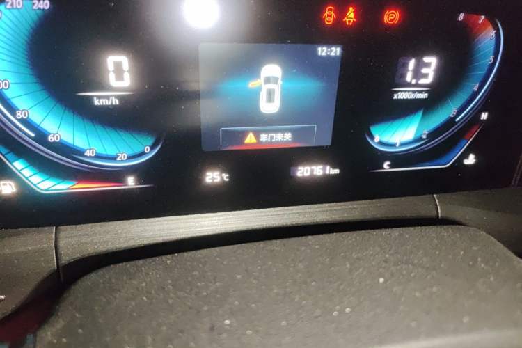 Used CHANGAN CS55PLUS 2021 Blue Whale Edition 1.5T Manual Luxury Model Odometer Close Up