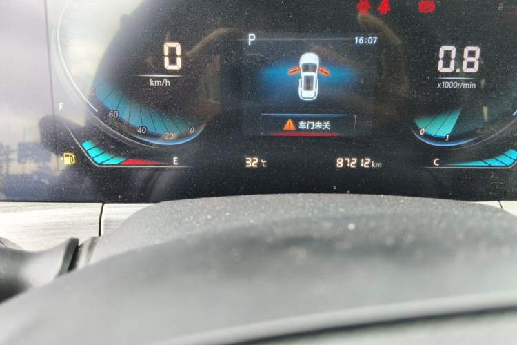 Used CHANGAN CS55PLUS 2021 Blue Whale Edition 1.5T DCT Luxury Model Odometer Close Up