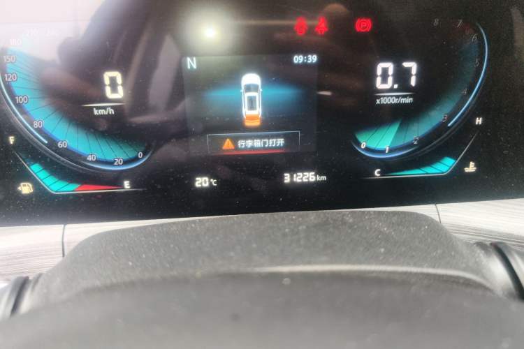 Used CHANGAN CS55PLUS 2021 Blue Whale Edition 1.5T DCT Prestige Model Odometer Close Up