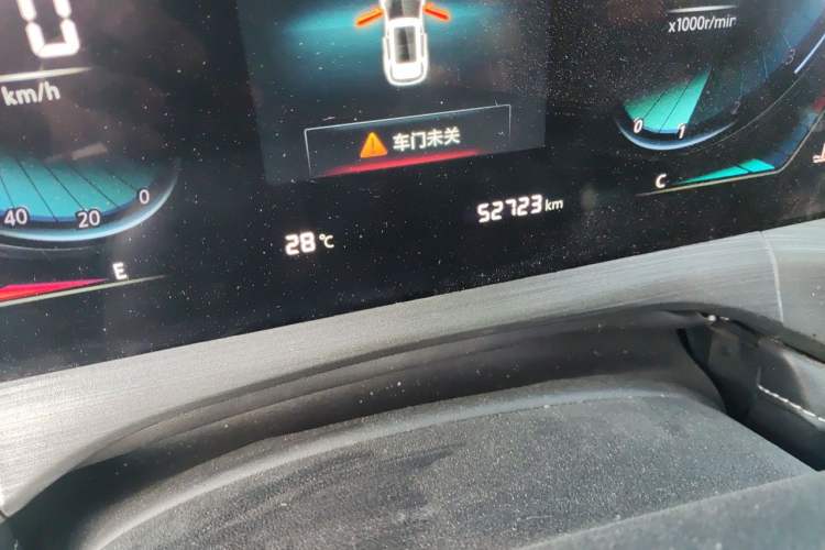 Used CHANGAN CS55PLUS 2021 Blue Whale Edition 1.5T DCT Luxury Model Odometer Close Up