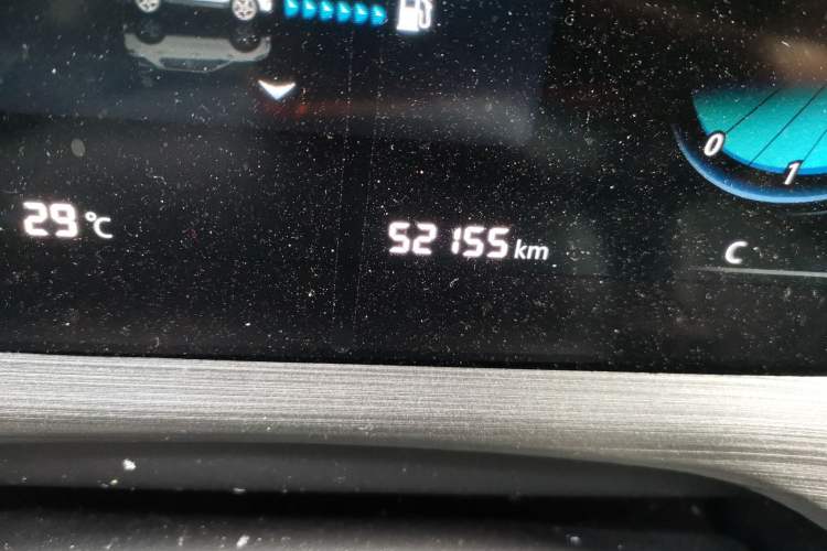 Used CHANGAN CS55PLUS 2021 Blue Whale Edition 1.5T DCT Luxury Model Odometer Close Up