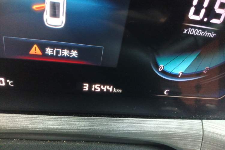 Used CHANGAN CS55PLUS 2021 Blue Whale Edition 1.5T Manual Luxury Model Odometer Close Up