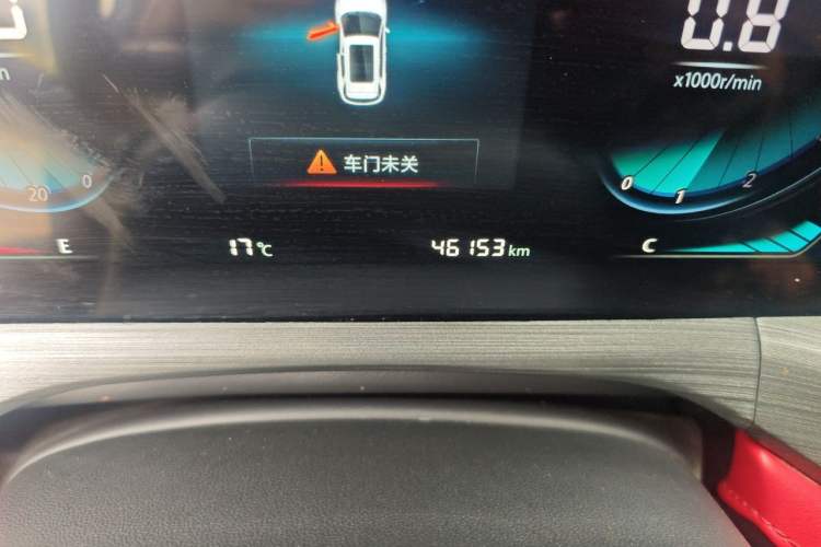 Used CHANGAN CS55PLUS 2021 Blue Whale Edition 1.5T DCT Prestige Model Odometer Close Up