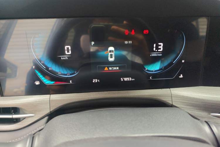 Used CHANGAN CS55PLUS 2021 Blue Whale Edition 1.5T DCT Luxury Model Odometer Close Up