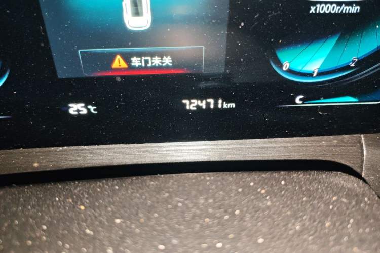 Used CHANGAN CS55PLUS 2021 Blue Whale Edition 1.5T DCT Luxury Model Odometer Close Up