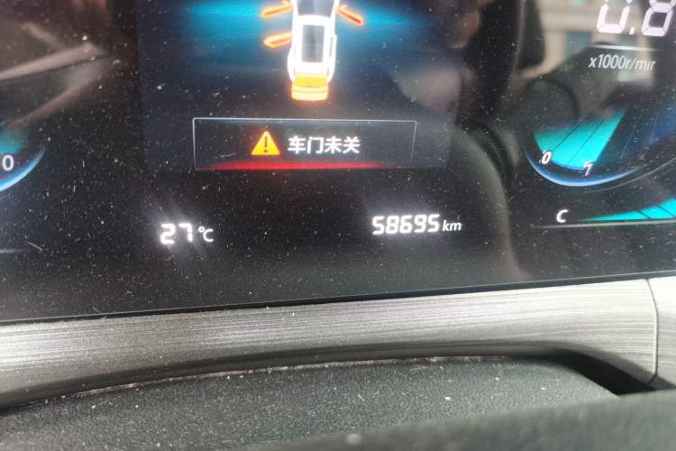 Used CHANGAN CS55PLUS 2021 Blue Whale Edition 1.5T DCT Luxury Model Odometer Close Up