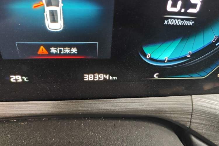 Used CHANGAN CS55PLUS 2021 Blue Whale Edition 1.5T DCT Luxury Model Odometer Close Up