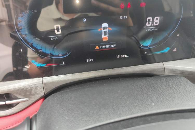 Used CHANGAN CS55PLUS 2021 Blue Whale Edition 1.5T DCT Prestige Model Odometer Close Up
