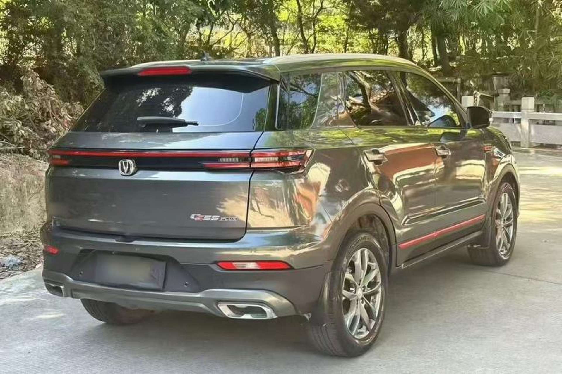 Used CHANGAN CS55PLUS 2021 Blue Whale Edition 1.5T DCT Luxury Model Rear Right 45 Deg