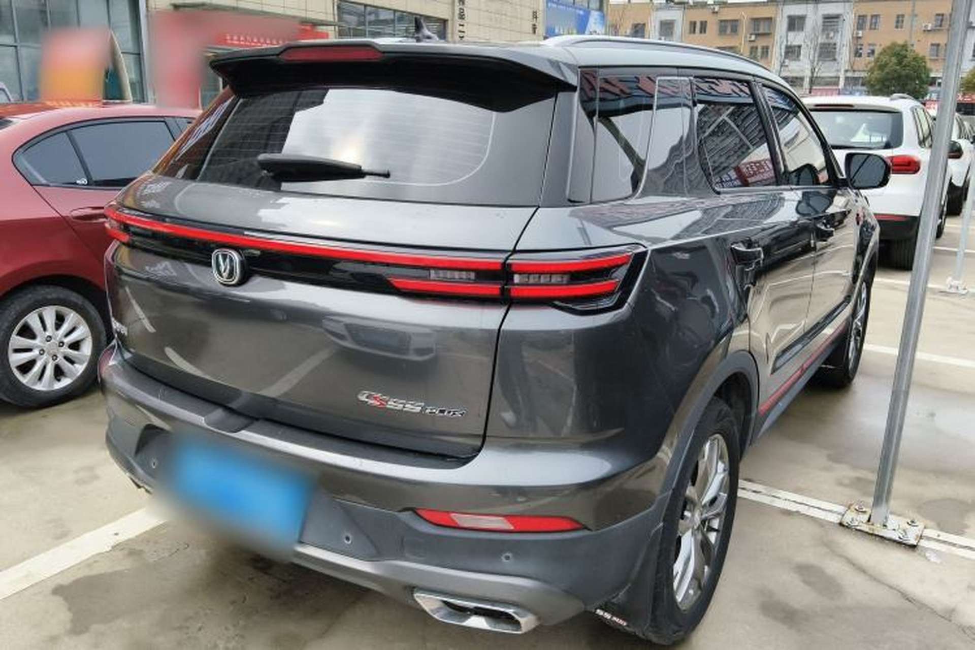 Used CHANGAN CS55PLUS 2021 Blue Whale Edition 1.5T DCT Luxury Model Rear Right 45 Deg