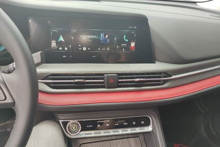 Used CHANGAN CS55PLUS 2021 Blue Whale Edition 1.5T DCT Luxury Model Audio And AC Panel
