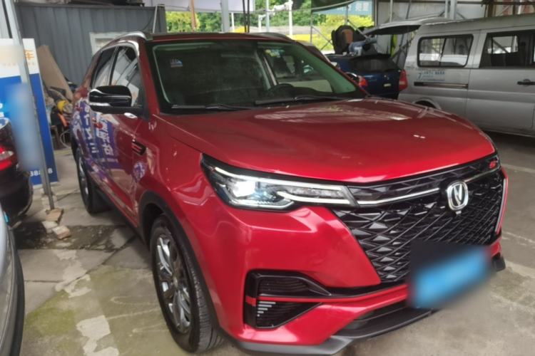 Used CHANGAN CS55PLUS 2021 Blue Whale Edition 1.5T DCT Luxury Model Front Right 45 Deg