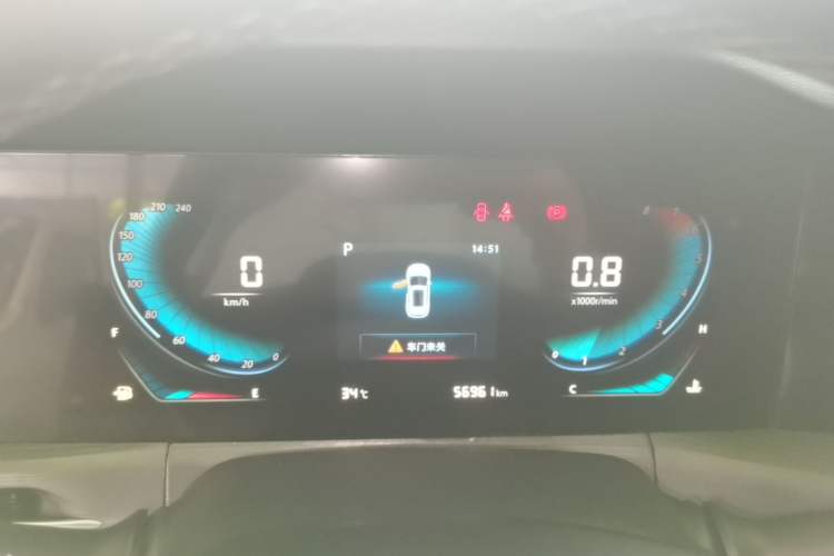 Used CHANGAN CS55PLUS 2021 Blue Whale Edition 1.5T DCT Luxury Model Instrument Cluster