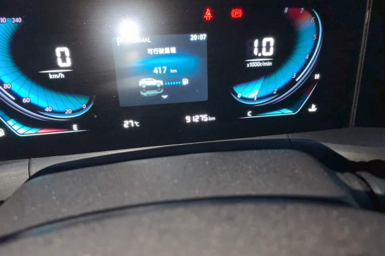 Used CHANGAN CS55PLUS 2021 Blue Whale Edition 1.5T DCT Prestige Model Odometer Close Up