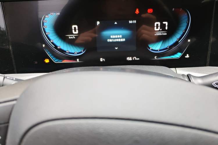 Used CHANGAN CS55PLUS 2021 Blue Whale Edition 1.5T DCT Luxury Model Odometer Close Up
