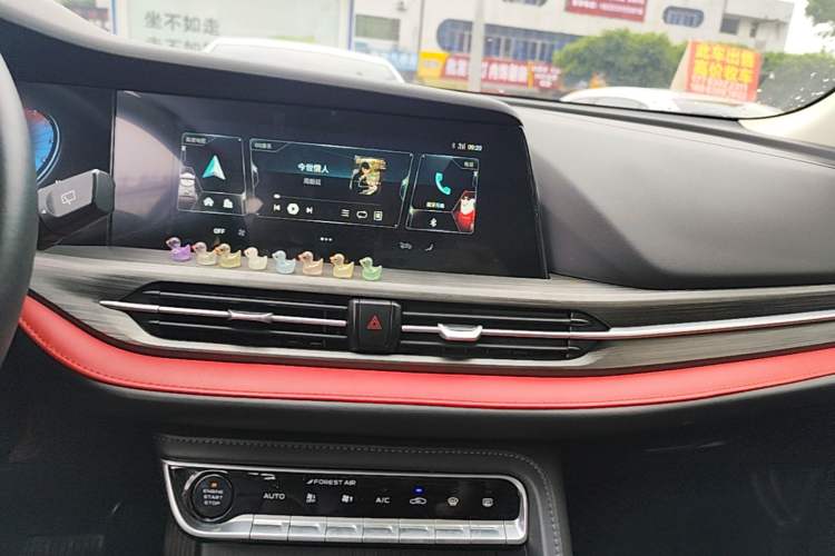 Used CHANGAN CS55PLUS 2021 Blue Whale Edition 1.5T DCT Prestige Model Audio And AC Panel
