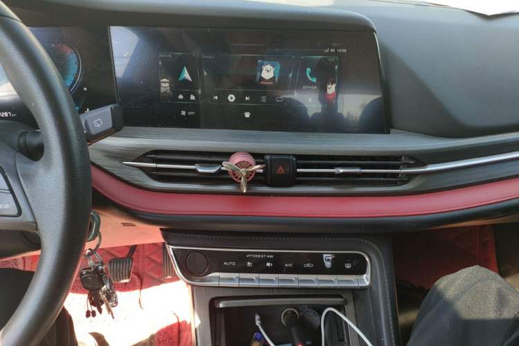 Used CHANGAN CS55PLUS 2021 Blue Whale Edition 1.5T Manual Luxury Model Audio And AC Panel