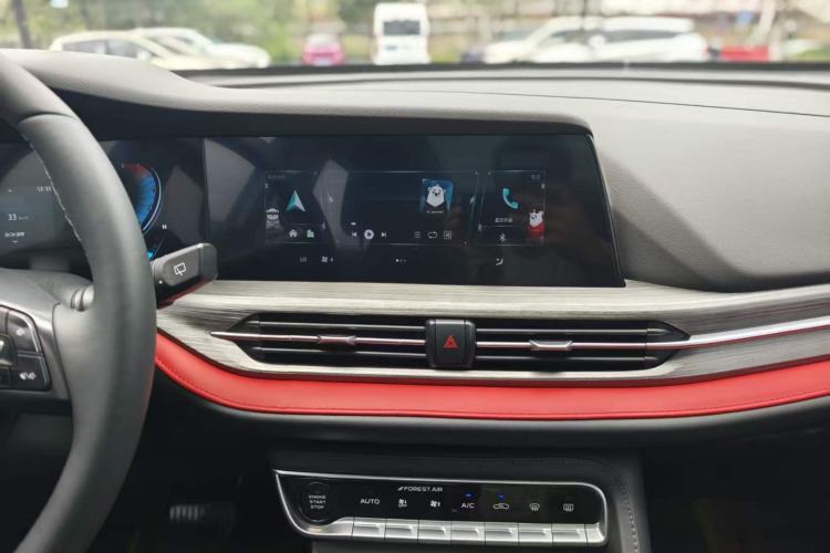 Used CHANGAN CS55PLUS 2021 Blue Whale Edition 1.5T DCT Prestige Model Audio And AC Panel