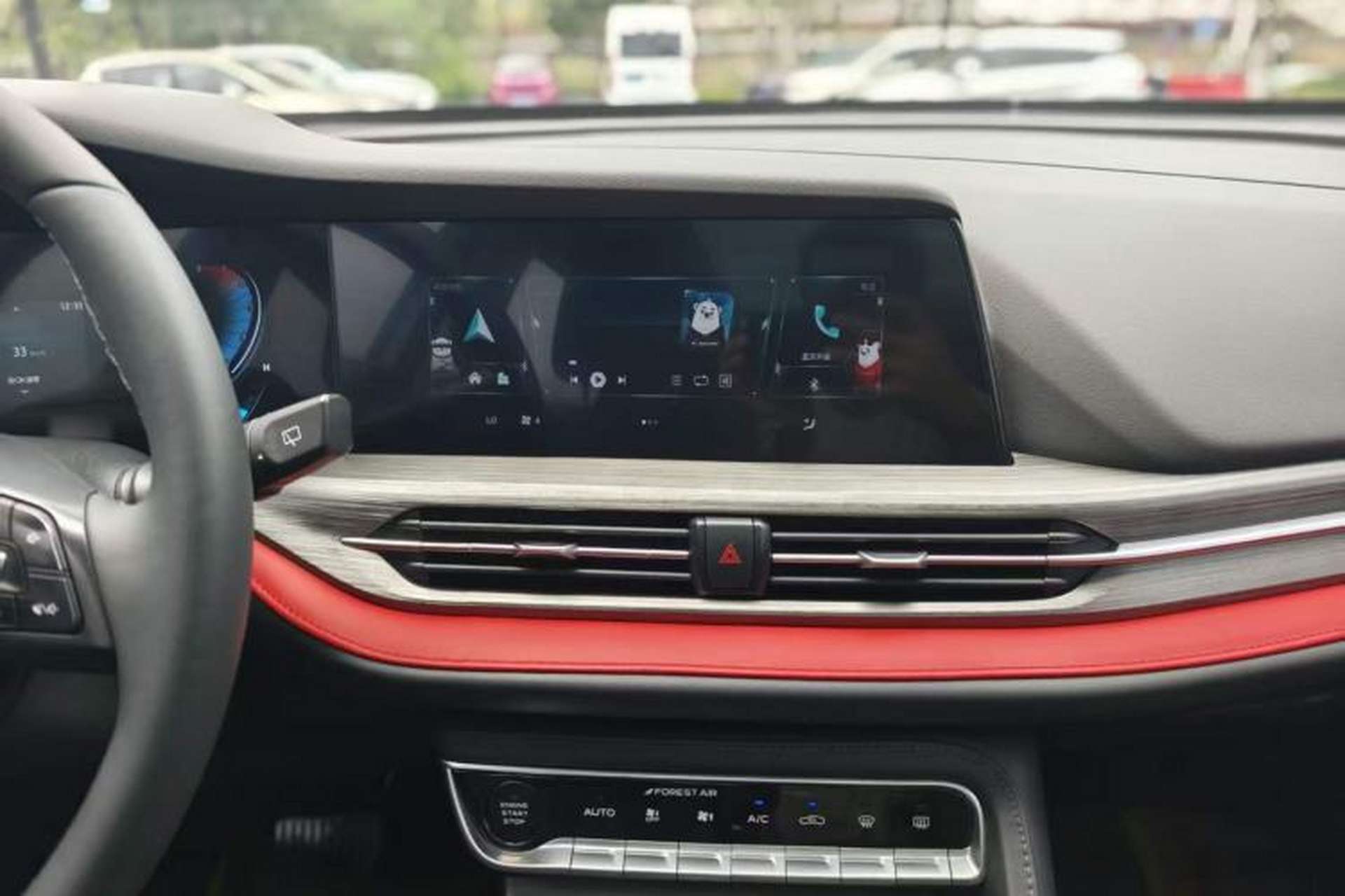 Used CHANGAN CS55PLUS 2021 Blue Whale Edition 1.5T DCT Prestige Model Audio And AC Panel