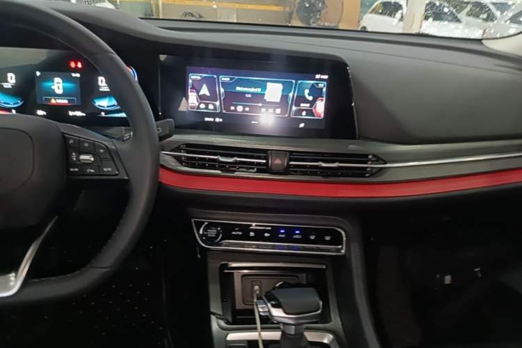 Used CHANGAN CS55PLUS 2021 Blue Whale Edition 1.5T DCT Luxury Model Audio And AC Panel