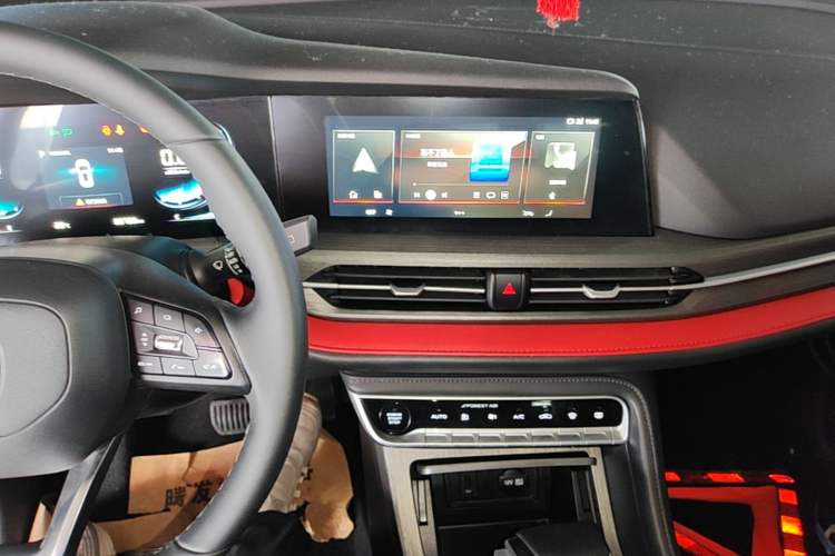 Used CHANGAN CS55PLUS 2021 Blue Whale Edition 1.5T DCT Prestige Model Audio And AC Panel