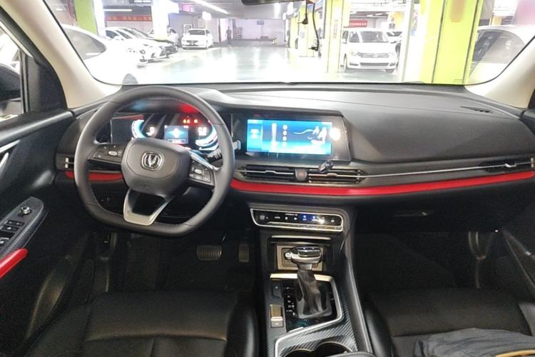 Used CHANGAN CS55PLUS 2021 Blue Whale Edition 1.5T DCT Luxury Model Center Console