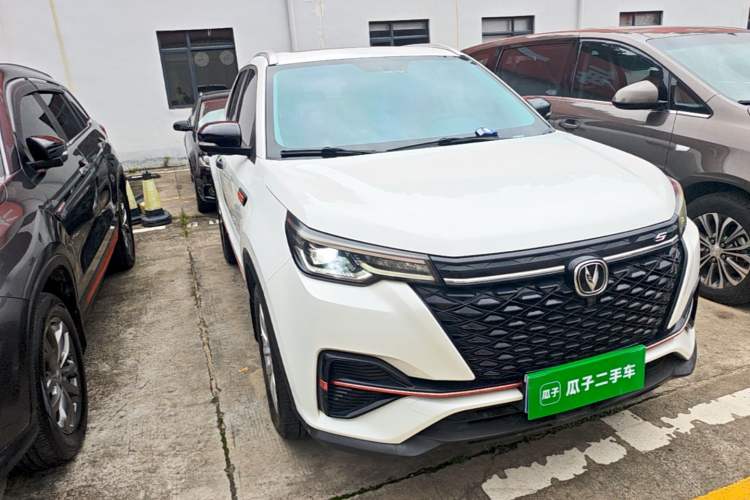 Used CHANGAN CS55PLUS 2021 Blue Whale Edition 1.5T DCT Luxury Model Front Right 45 Deg