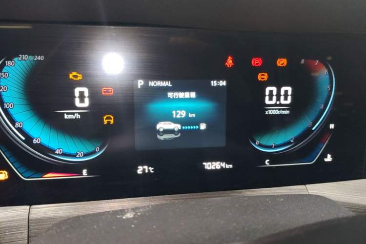 Used CHANGAN CS55PLUS 2021 Blue Whale Edition 1.5T DCT Prestige Model Instrument Cluster