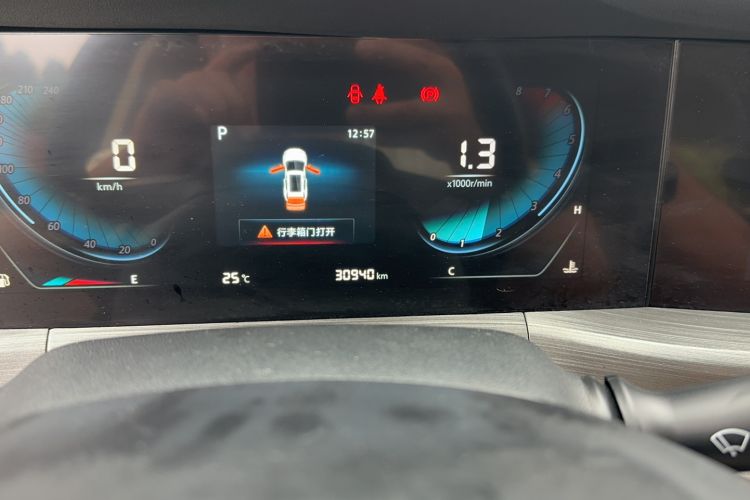 Used CHANGAN CS55PLUS 2021 Blue Whale Edition 1.5T DCT Luxury Model Odometer Close Up