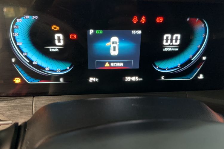Used CHANGAN CS55PLUS 2021 Blue Whale Edition 1.5T DCT Luxury Model Odometer Close Up