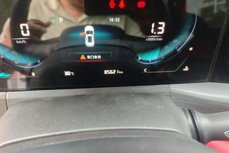 Used CHANGAN CS55PLUS 2021 Blue Whale Edition 1.5T DCT Prestige Model Odometer Close Up
