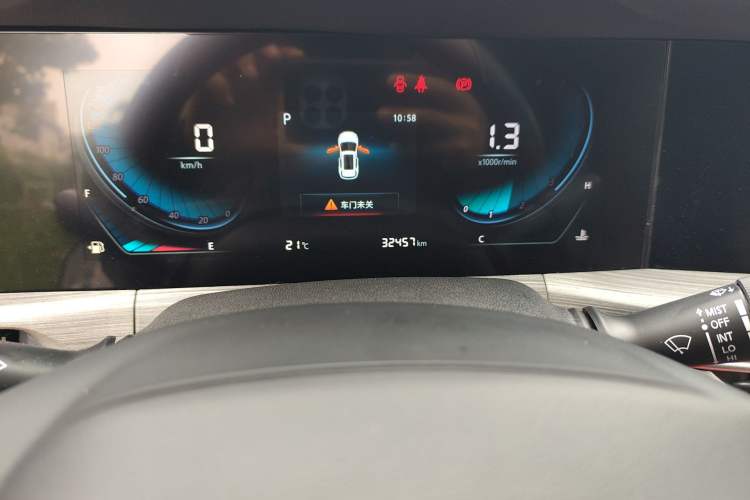 Used CHANGAN CS55PLUS 2021 Blue Whale Edition 1.5T DCT Luxury Model Odometer Close Up