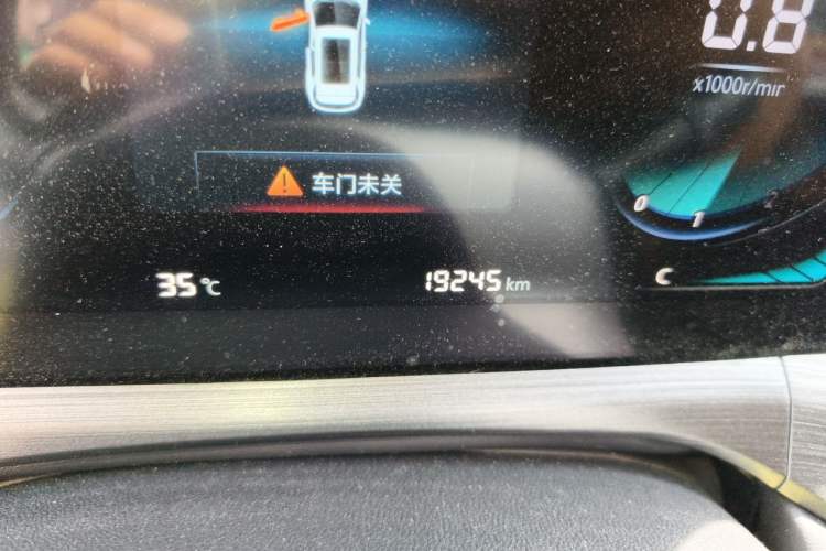 Used CHANGAN CS55PLUS 2021 Blue Whale Edition 1.5T DCT Prestige Model Odometer Close Up