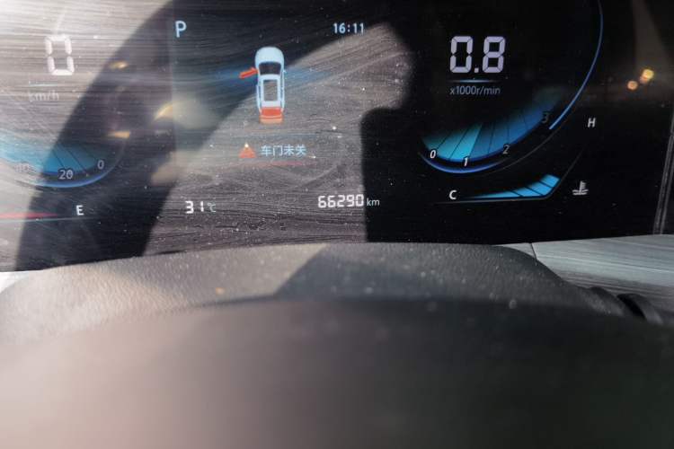 Used CHANGAN CS55PLUS 2021 Blue Whale Edition 1.5T DCT Prestige Model Odometer Close Up