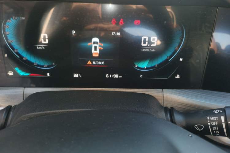 Used CHANGAN CS55PLUS 2021 Blue Whale Edition 1.5T DCT Luxury Model Odometer Close Up