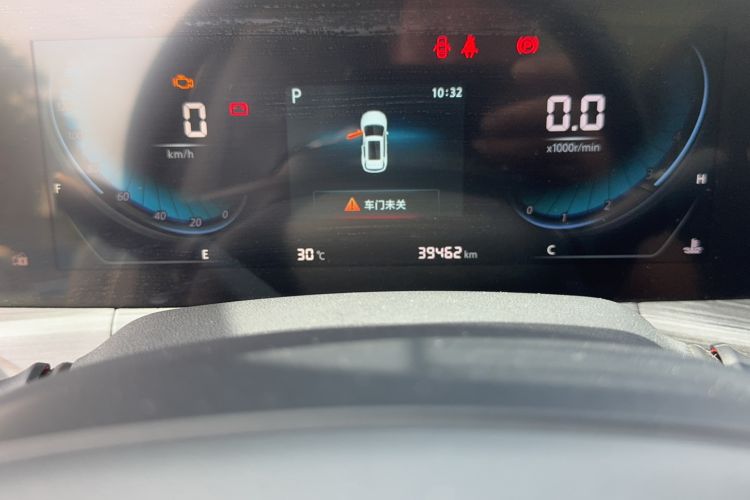Used CHANGAN CS55PLUS 2021 Blue Whale Edition 1.5T DCT Prestige Model Odometer Close Up