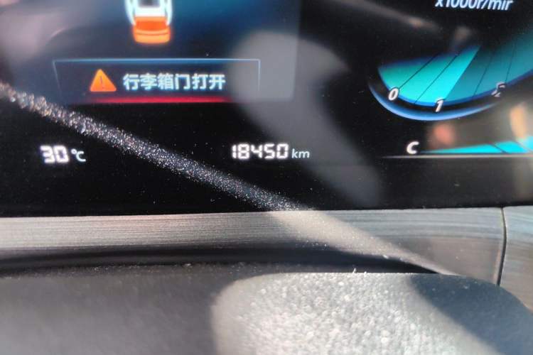 Used CHANGAN CS55PLUS 2021 Blue Whale Edition 1.5T DCT Luxury Model Odometer Close Up