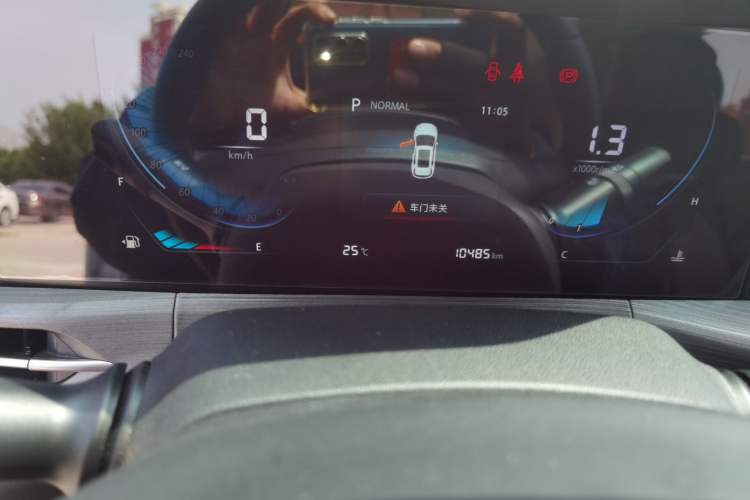 Used CHANGAN CS55PLUS 2021 Blue Whale Edition 1.5T DCT Prestige Model Odometer Close Up