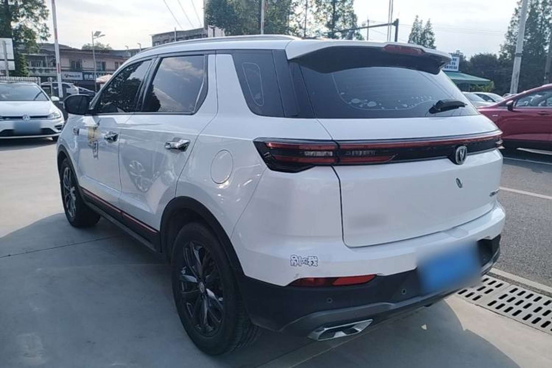Used CHANGAN CS55PLUS 2021 Blue Whale Edition 1.5T DCT Luxury Model Rear Left 45 Deg