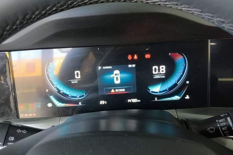 Used CHANGAN CS55PLUS 2022 Blue Whale Edition 1.5T DCT Luxury Model Odometer Close Up