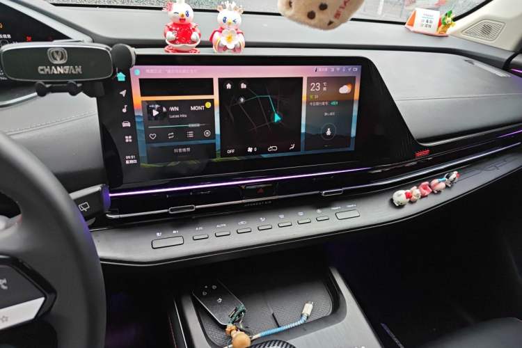 Used CHANGAN CS55PLUS 2022 2nd Generation 1.5T DCT Prestige Version Audio And AC Panel