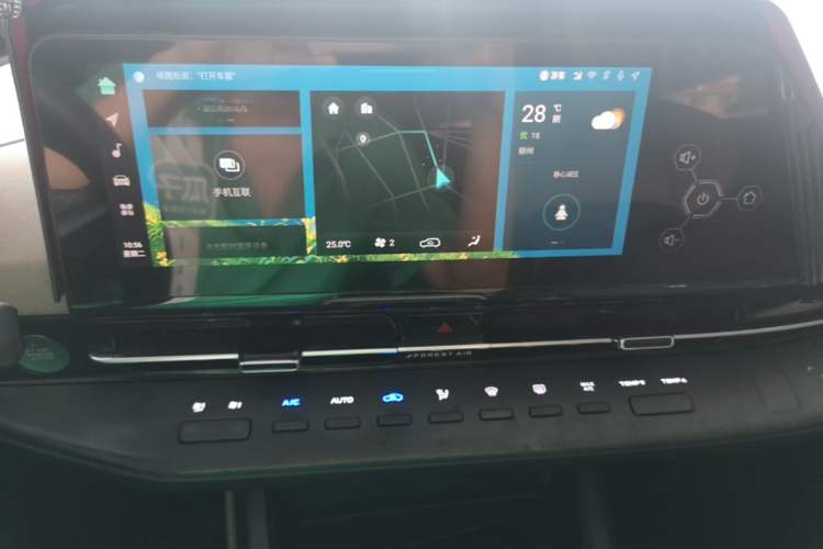 Used CHANGAN CS55PLUS 2022 2nd Generation 1.5T DCT Luxury Version Audio And AC Panel