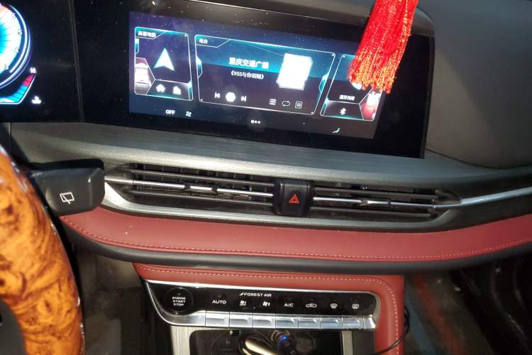Used CHANGAN CS55PLUS 2022 Blue Whale Edition 1.5T DCT Luxury Model Audio And AC Panel