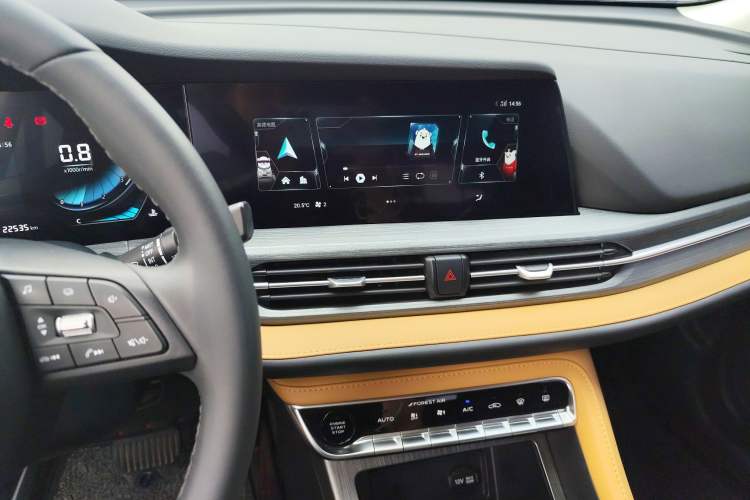Used CHANGAN CS55PLUS 2022 Blue Whale Edition 1.5T DCT Luxury Model Audio And AC Panel