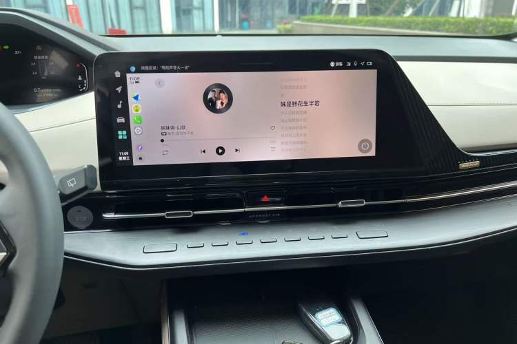 Used CHANGAN CS55PLUS 2022 2nd Generation 1.5T DCT Prestige Version Audio And AC Panel
