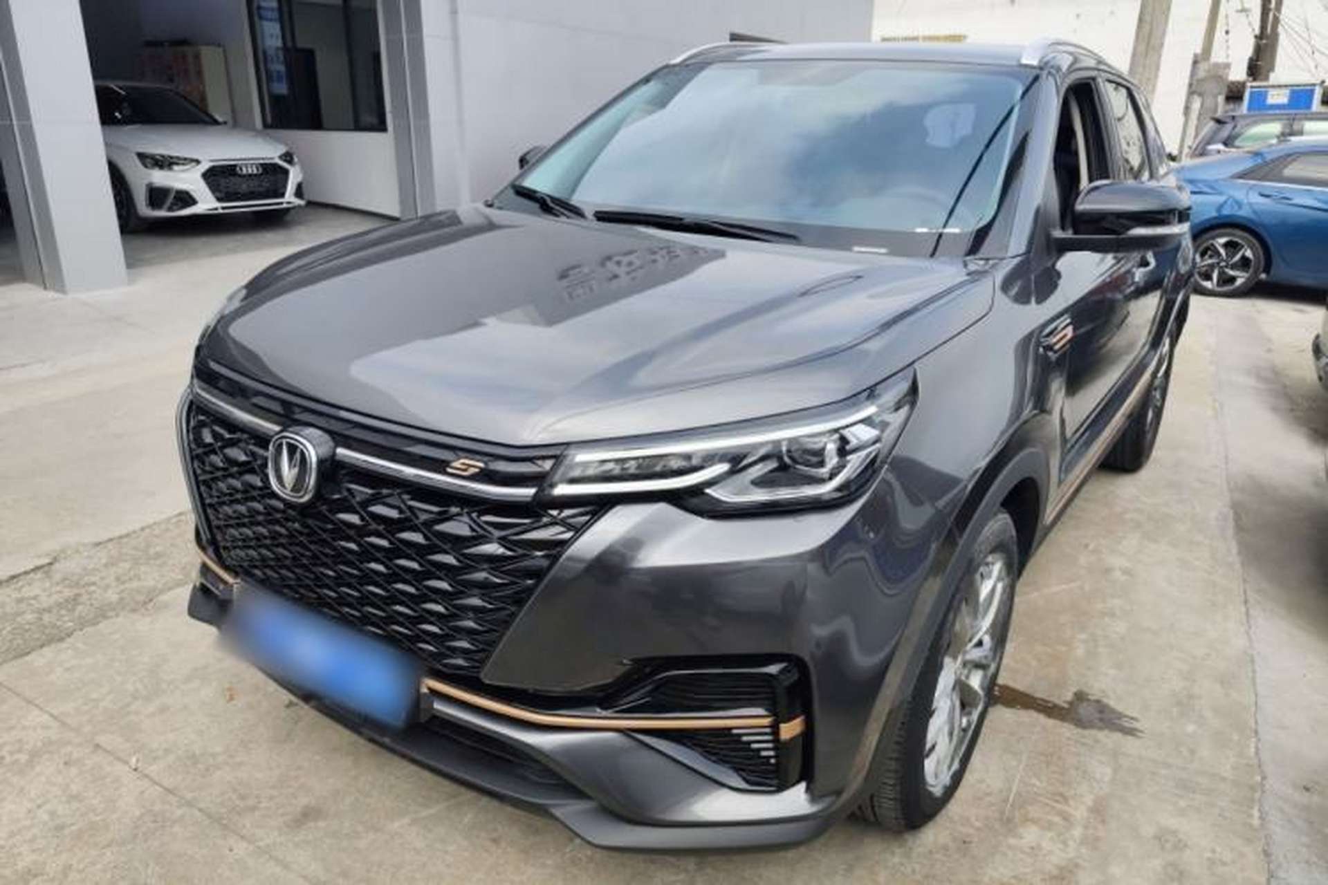 Used CHANGAN CS55PLUS 2022 Blue Whale Edition 1.5T DCT Luxury Model Front Left 45 Deg