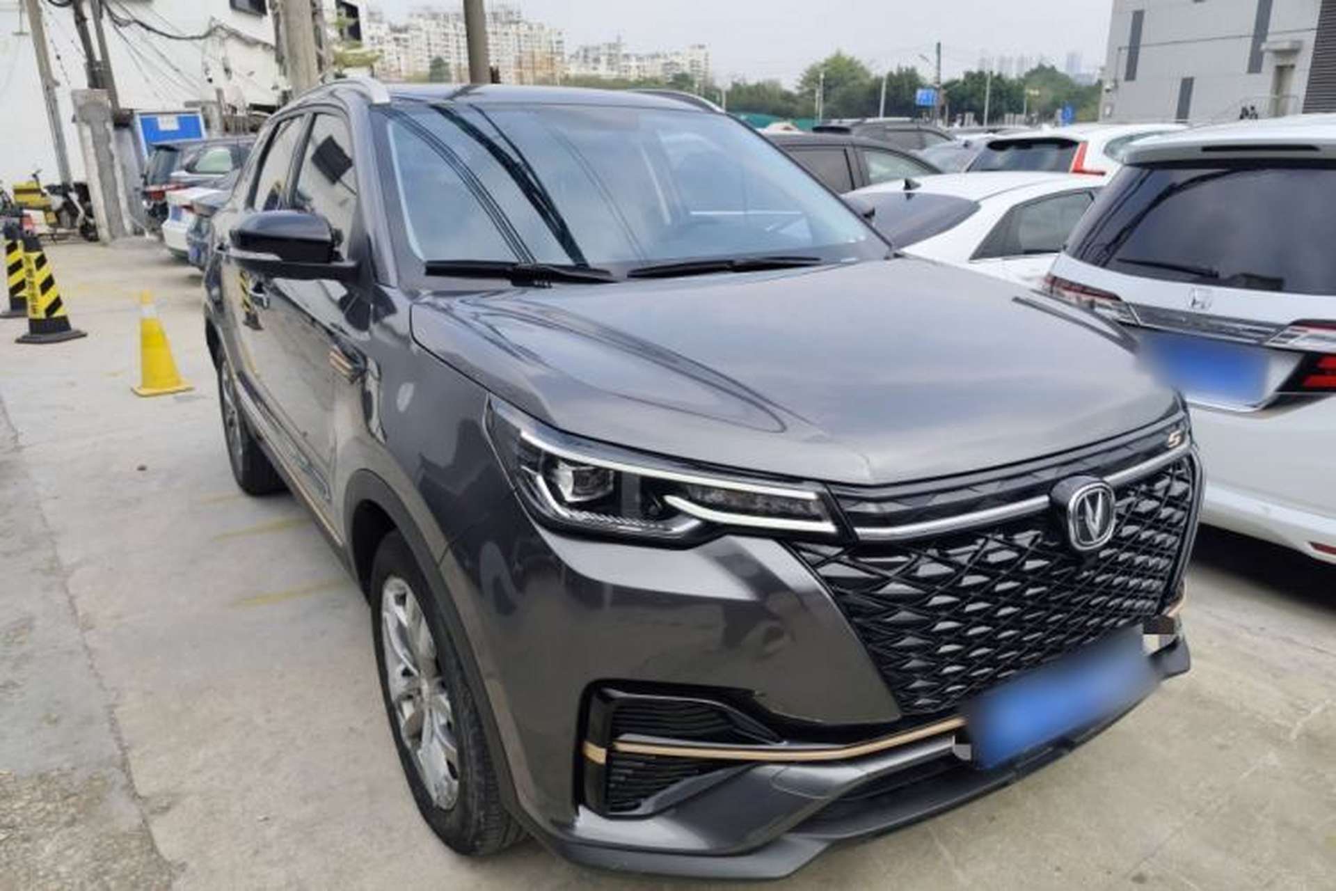 Used CHANGAN CS55PLUS 2022 Blue Whale Edition 1.5T DCT Luxury Model Front Right 45 Deg