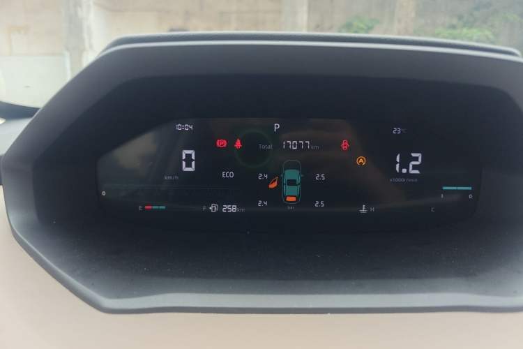 Used CHANGAN CS55PLUS 2022 2nd Generation 1.5T DCT Luxury Version Odometer Close Up