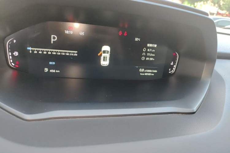 Used CHANGAN CS55PLUS 2022 2nd Generation 1.5T DCT Prestige Version Odometer Close Up