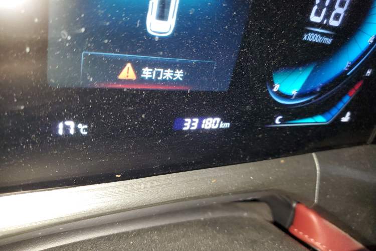 Used CHANGAN CS55PLUS 2022 Blue Whale Edition 1.5T DCT Luxury Model Odometer Close Up